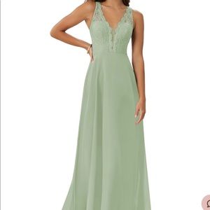 ✨ AZAZIE Dusty Sage Bridesmaid Dress ✨ W/ FREE GARMENT BAG! ✨